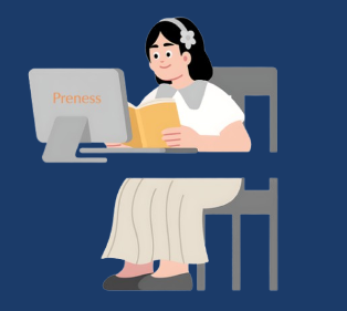 Student studying